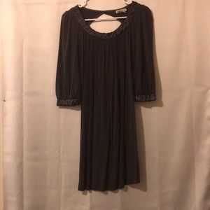 Forever dress 3/4 sleeves scoop neckline small